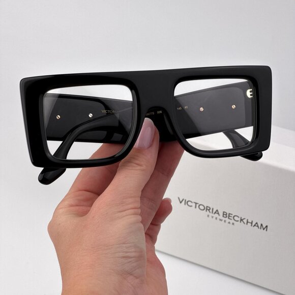 Victoria Beckham VB677S Eyeglasses – Black Square Frame | Model 1000 - Picture 2 of 11